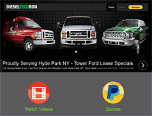 Tablet Screenshot of dieseltechron.com